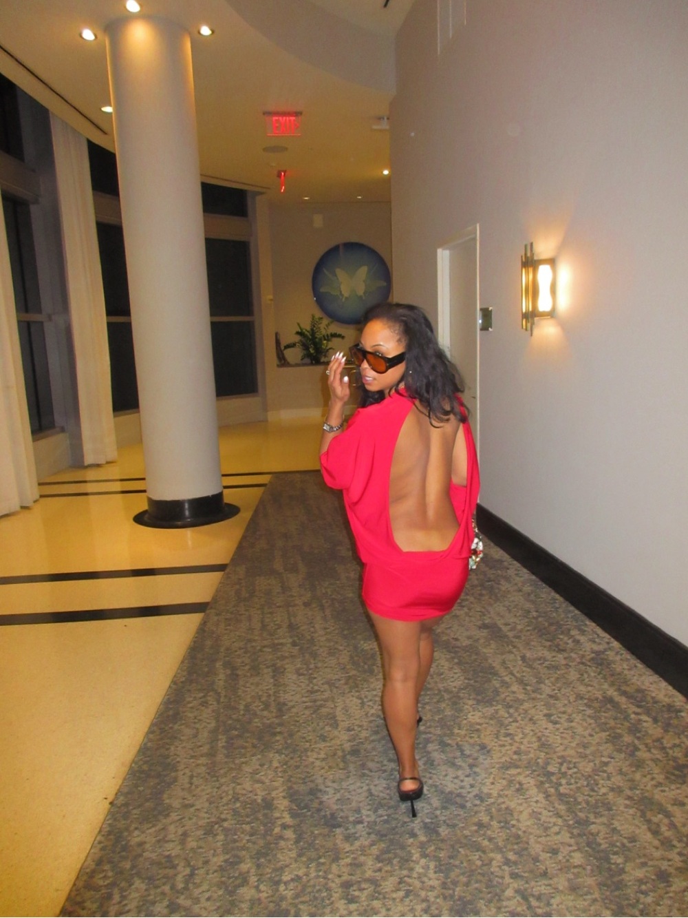 Sylavie Swimwear Crimson Dress
